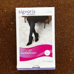 Black compression stockings